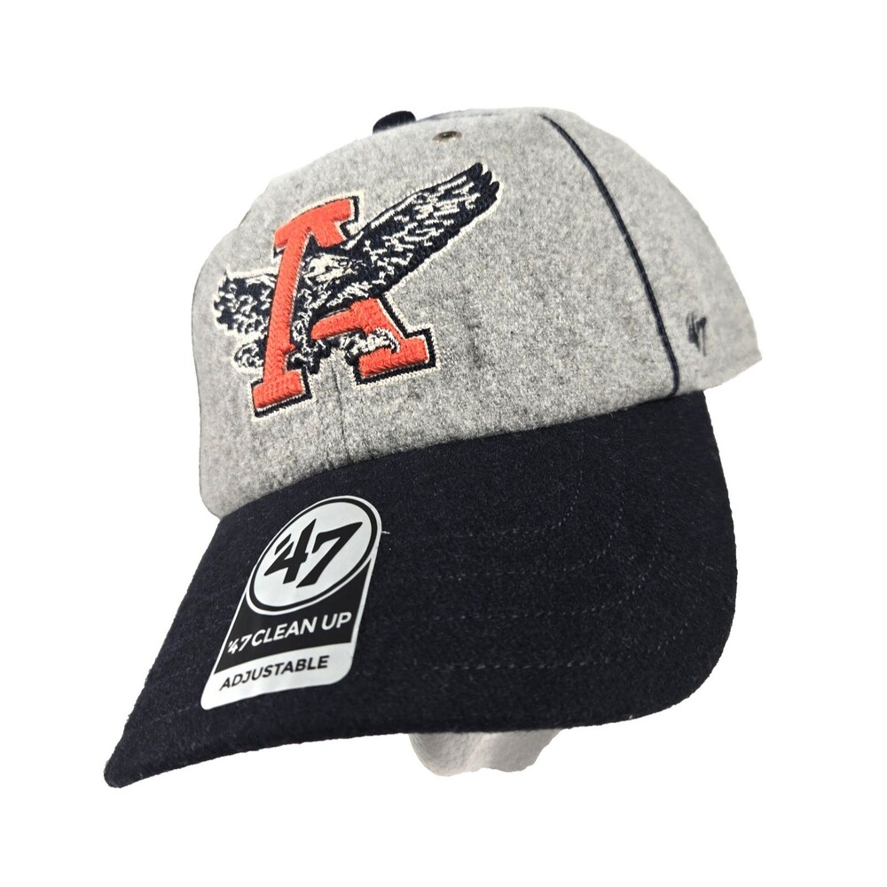 '47 Brand Auburn Tigers NCAA Hat Men's Gray Wool Blend Strap Back New